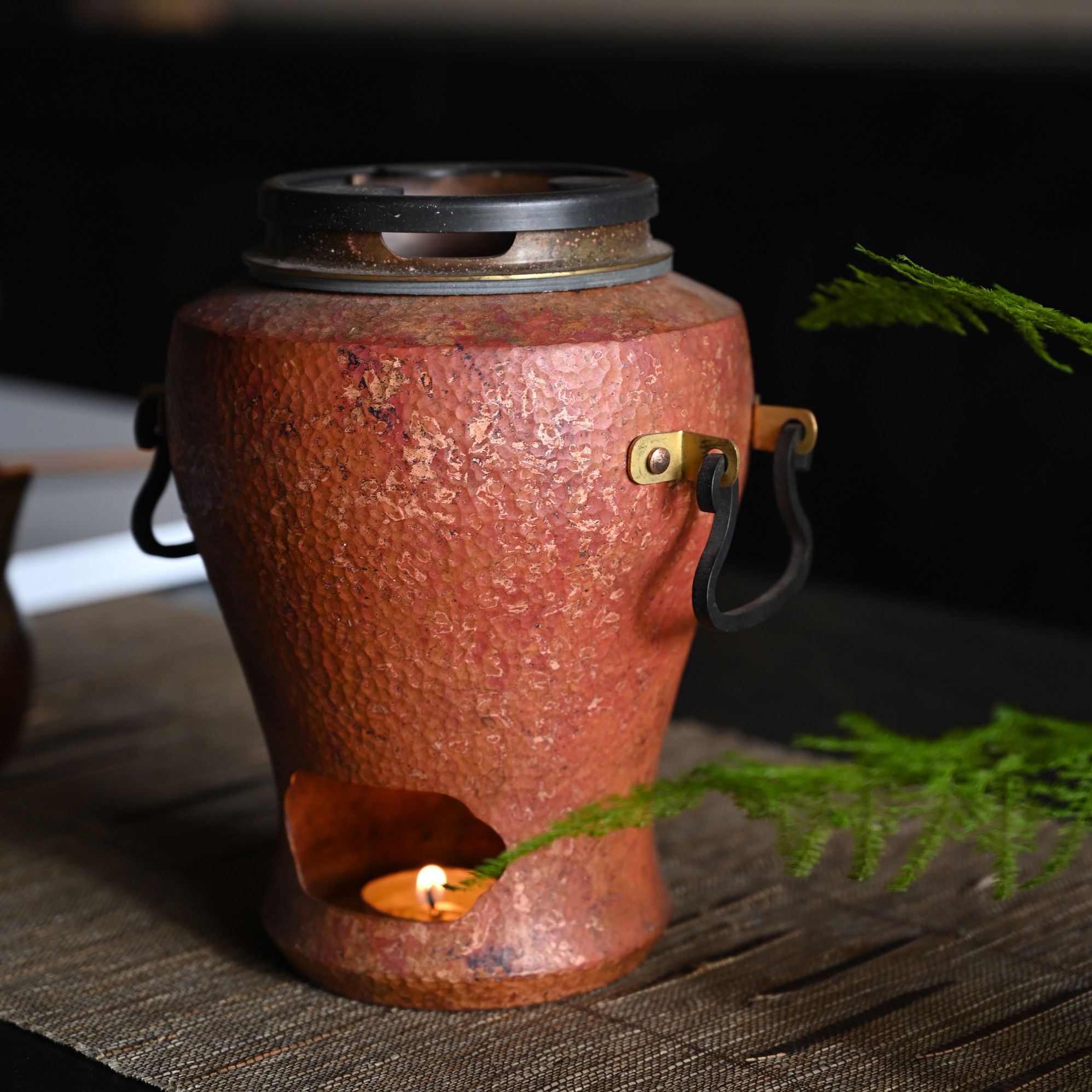 春喜铜紫铜花瓶火炉