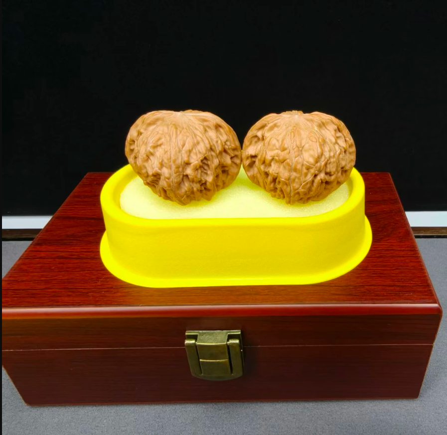 精品文玩核桃四座楼狮子头官帽手把件适合盘玩