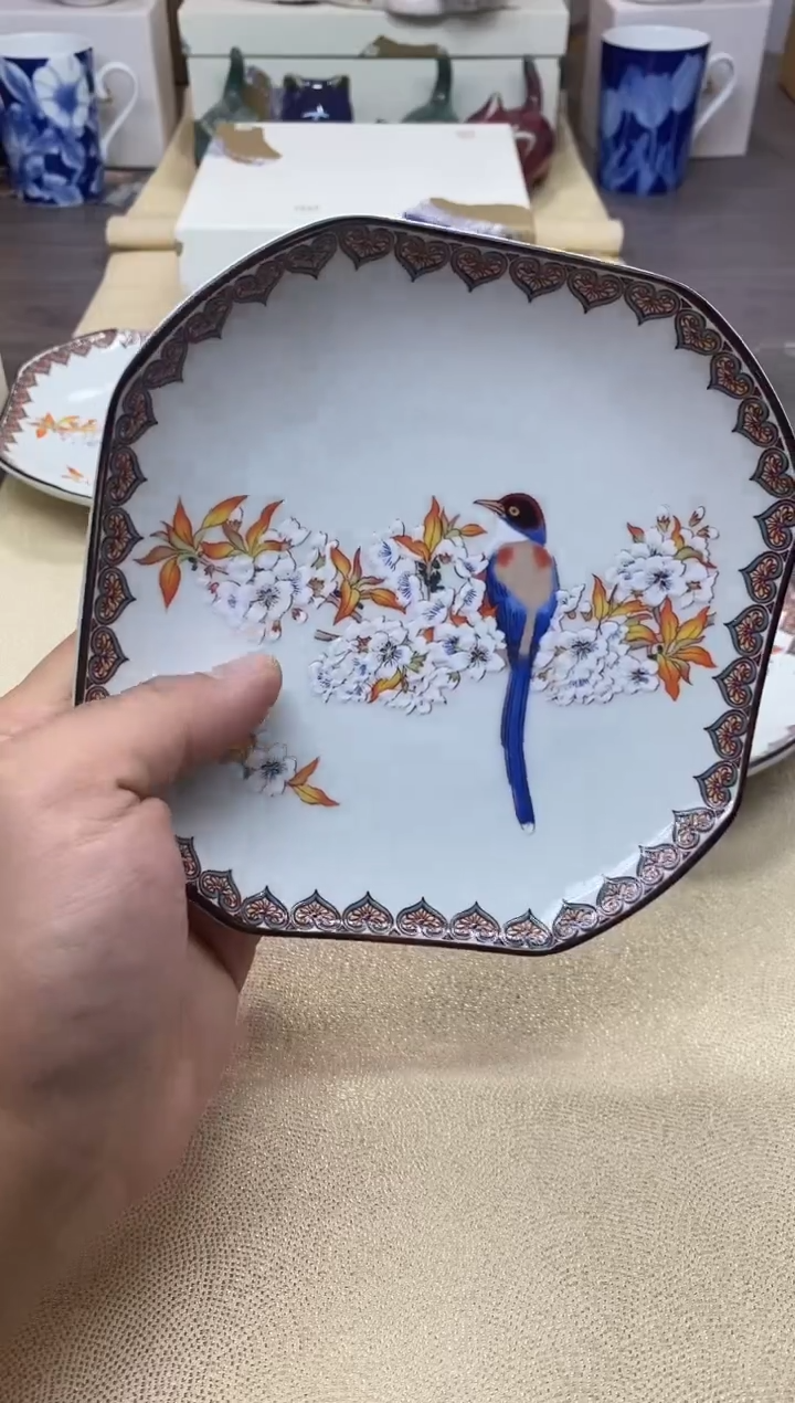 【闪购商品】茶具耐高温全品全新 （ 山樱雀方盘）