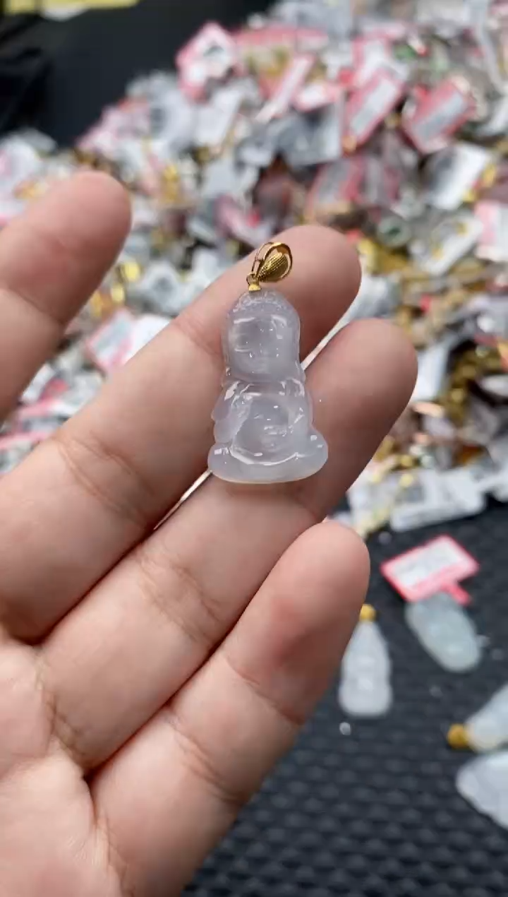 【闪购商品】翡翠戒指18K金镶嵌55555---10