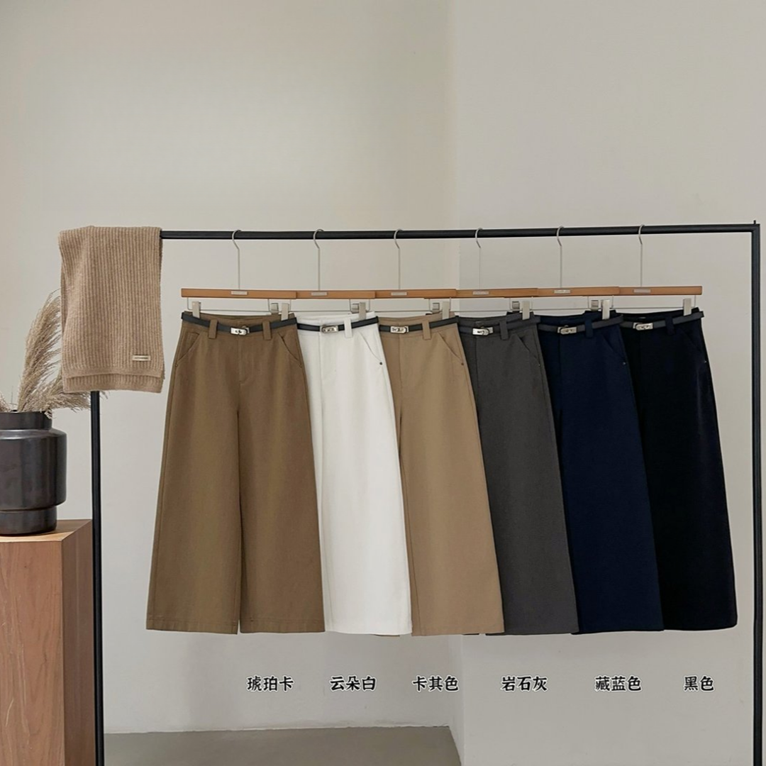 【娇娇私服定制】新款高腰直筒牛仔休闲裤（裤长93）25508#