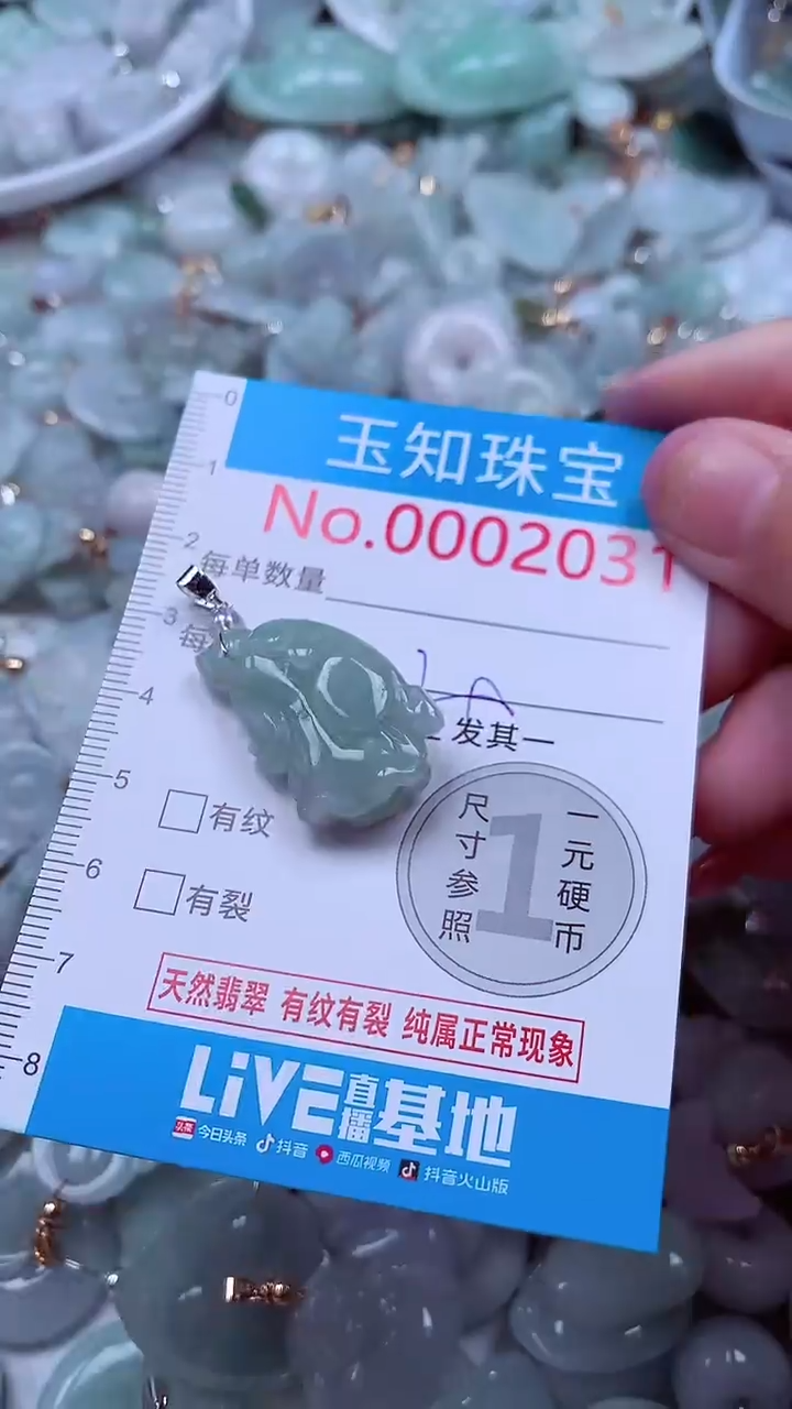 吊坠(不含链)未镶嵌翡翠2031