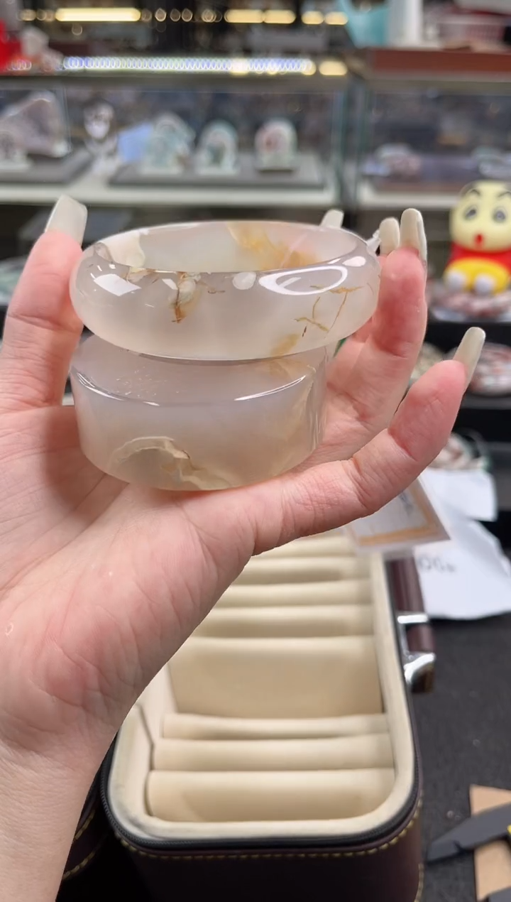未镶嵌手镯石英质玉64圈口 （赠品镯心）3885245