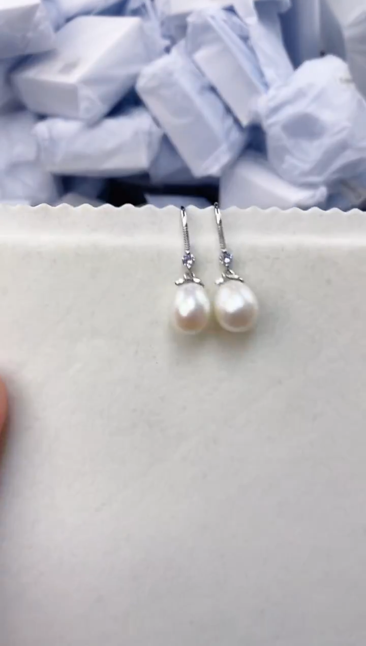 未镶嵌耳饰淡水珍珠ed1048