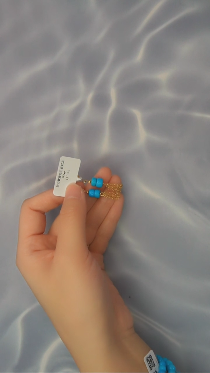 【闪购商品】绿松石耳环银S925镶嵌发货一件