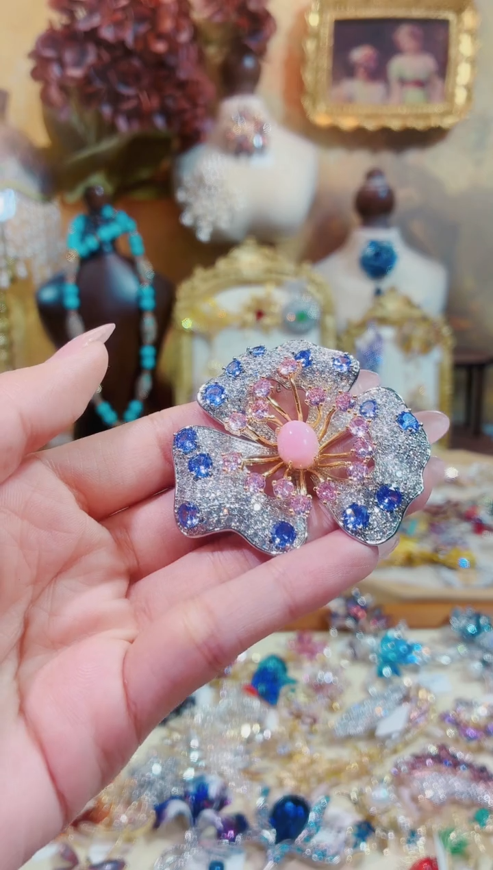 合成立方氧化锆铜合金高货花