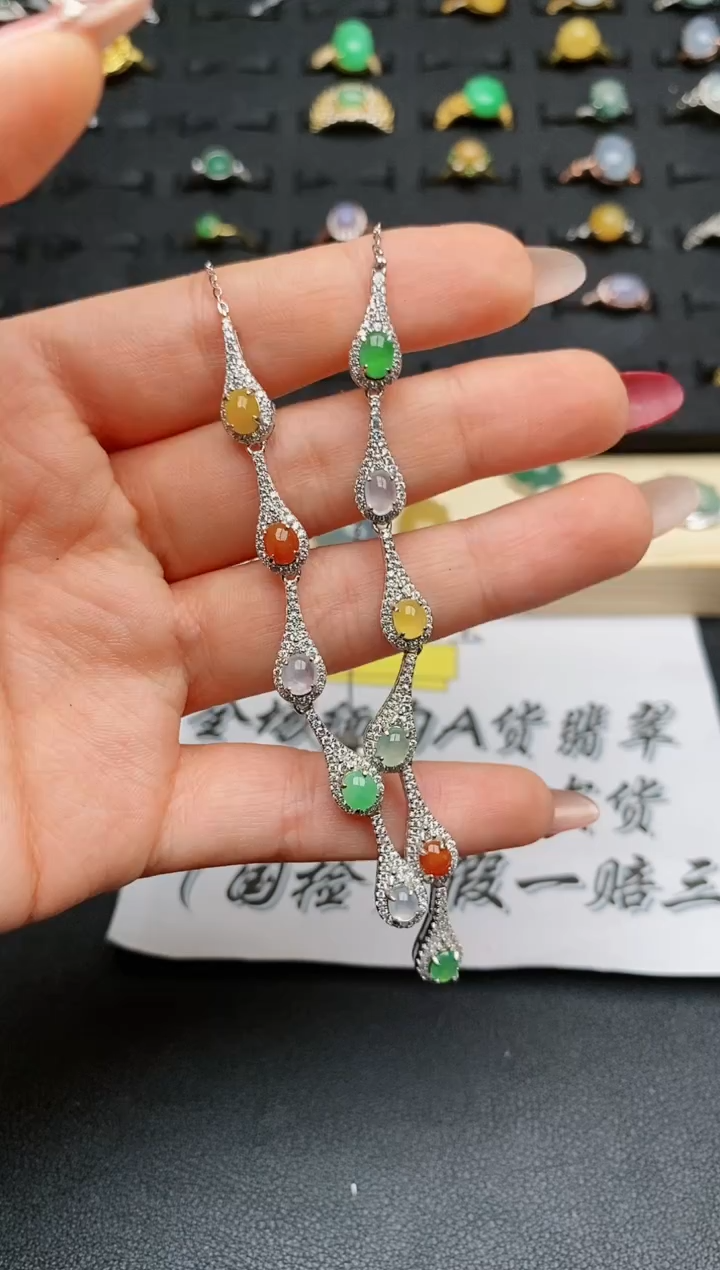 【闪购商品】翡翠戒指银S925镶嵌..........