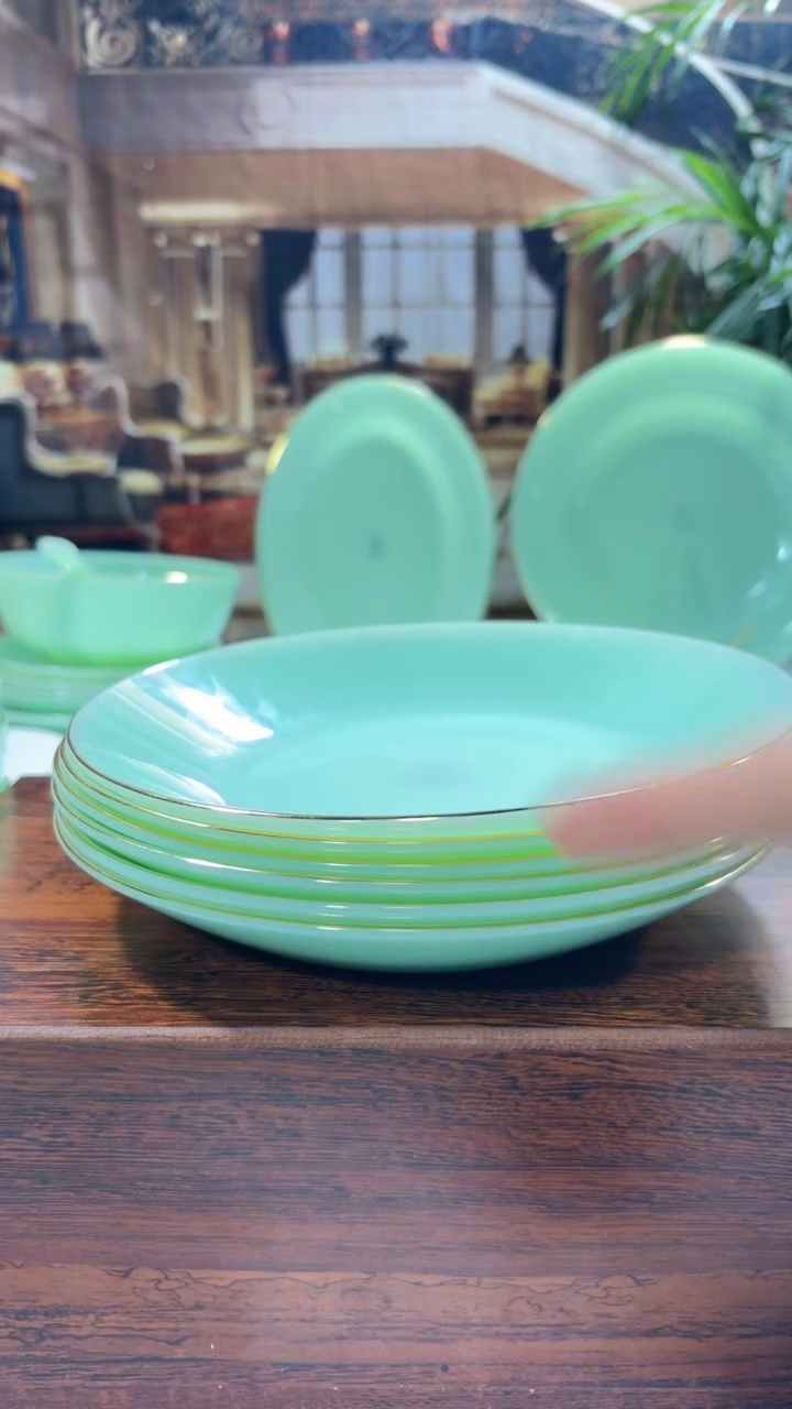 【闪购商品】.3....8英寸深盘6个  玉瓷【贝美】