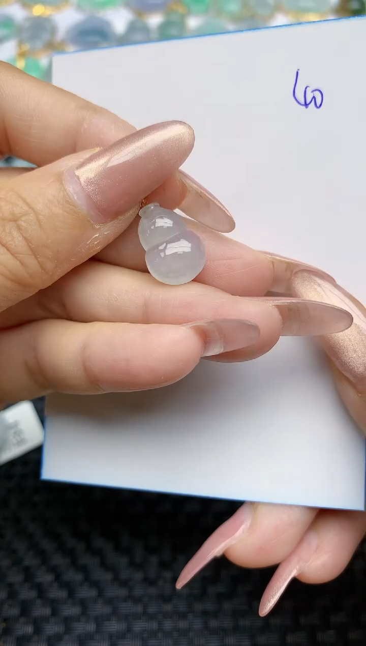 【闪购商品】翡翠颈饰18K金镶嵌天然A货翡翠 40