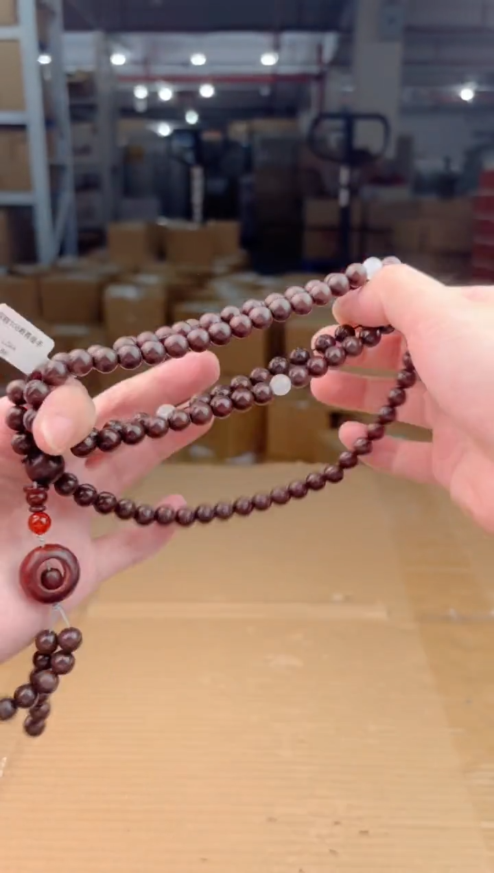 禧一文玩木作类材质手串无礼盒