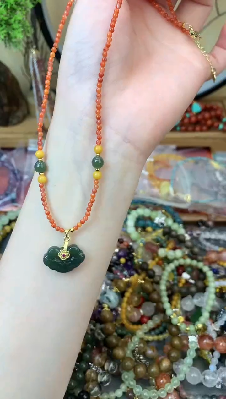 【闪购商品】玛瑙项链未镶嵌401手串