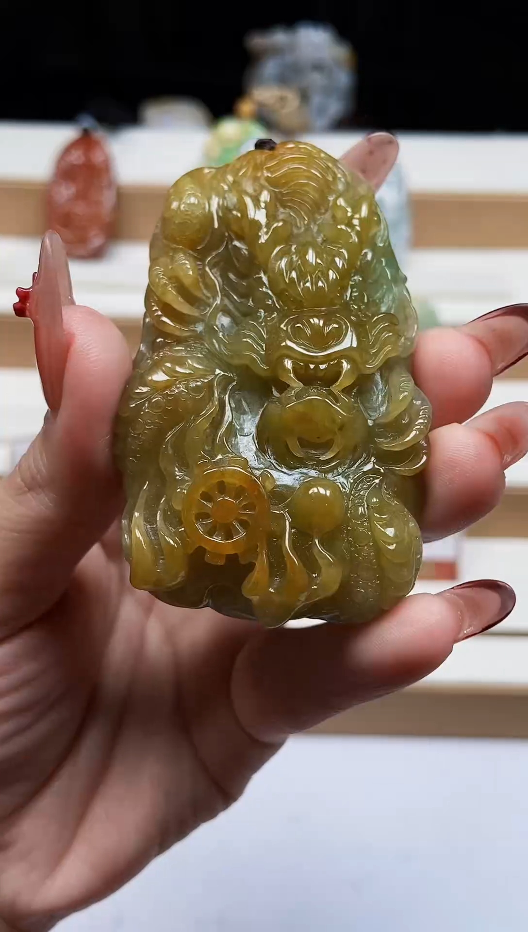 颈饰未镶嵌翡翠翡翠A货