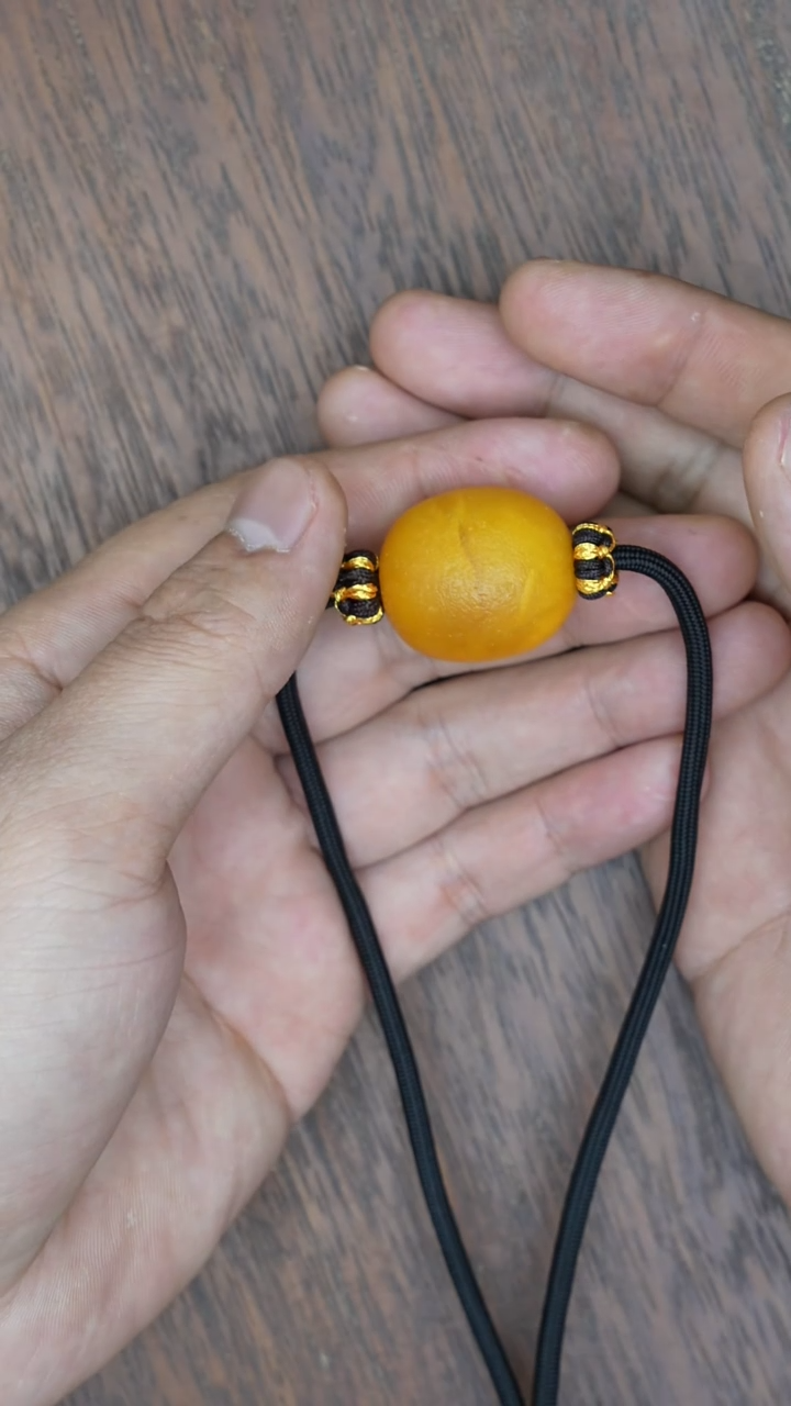 【闪购商品】琥珀裸石未镶嵌老蜡橘皮墩子吊坠 序号3