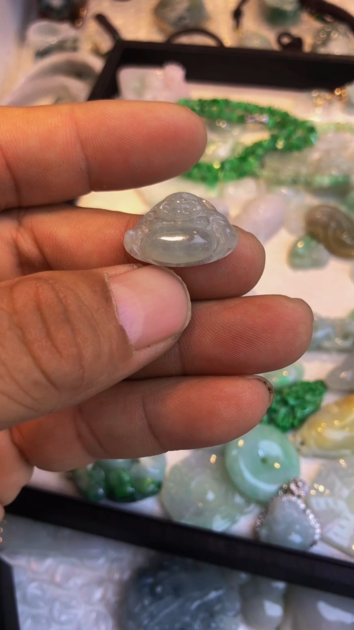 【闪购商品】翡翠吊坠(不含链)未镶嵌冰种宝宝佛