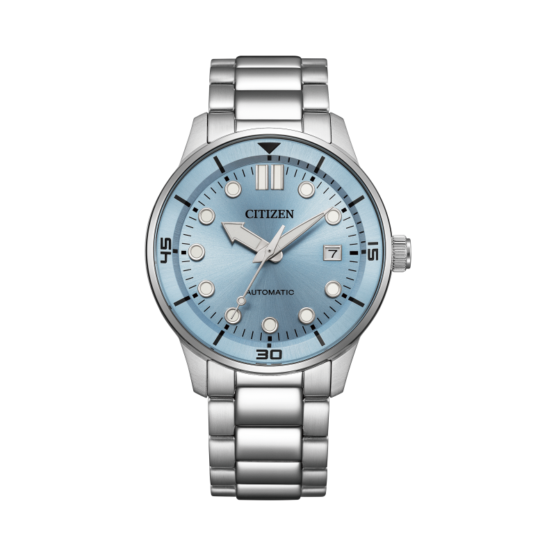 Citizen/西铁城机械不锈钢时尚运动男士腕表手表男生NJ0191-83L
