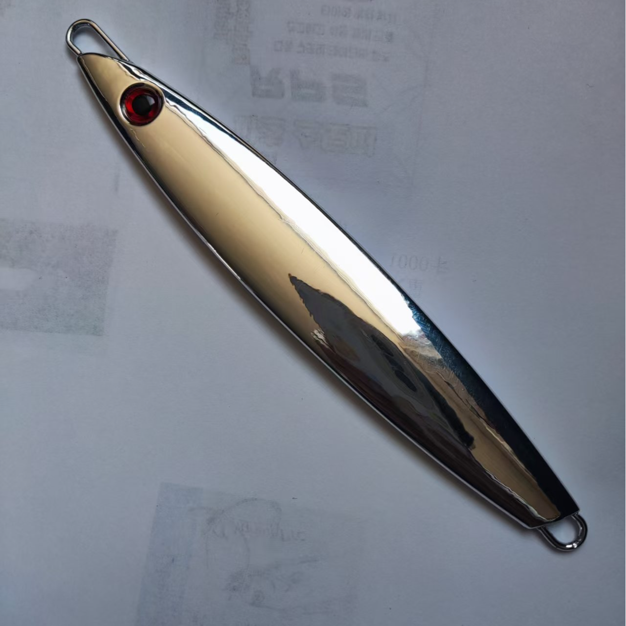 浩拓户外电镀银铁板带钩40g