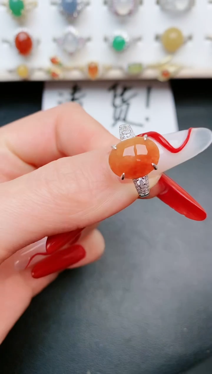 【闪购商品】翡翠戒指银S925镶嵌....