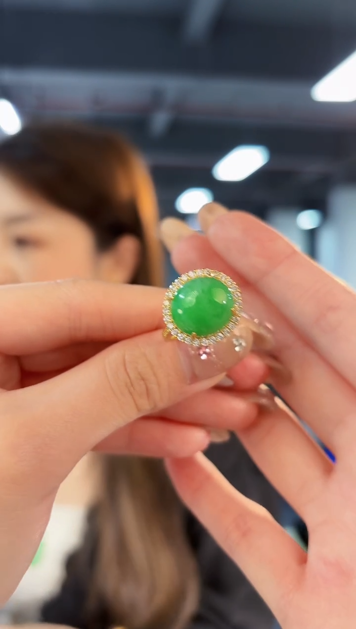 【闪购商品】翡翠戒指未镶嵌缅料A货/支持复检/一件