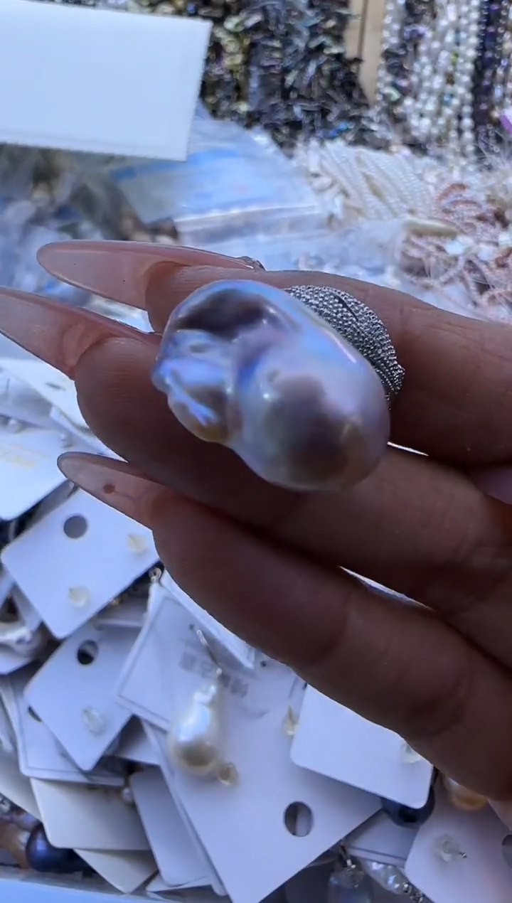 【闪购商品】淡水珍珠戒指未镶嵌897