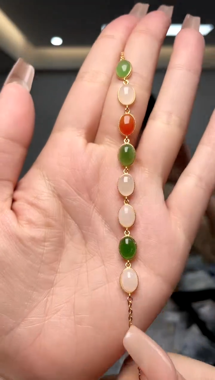 【闪购商品】和田玉·银S925镶嵌（多样性单个发货）