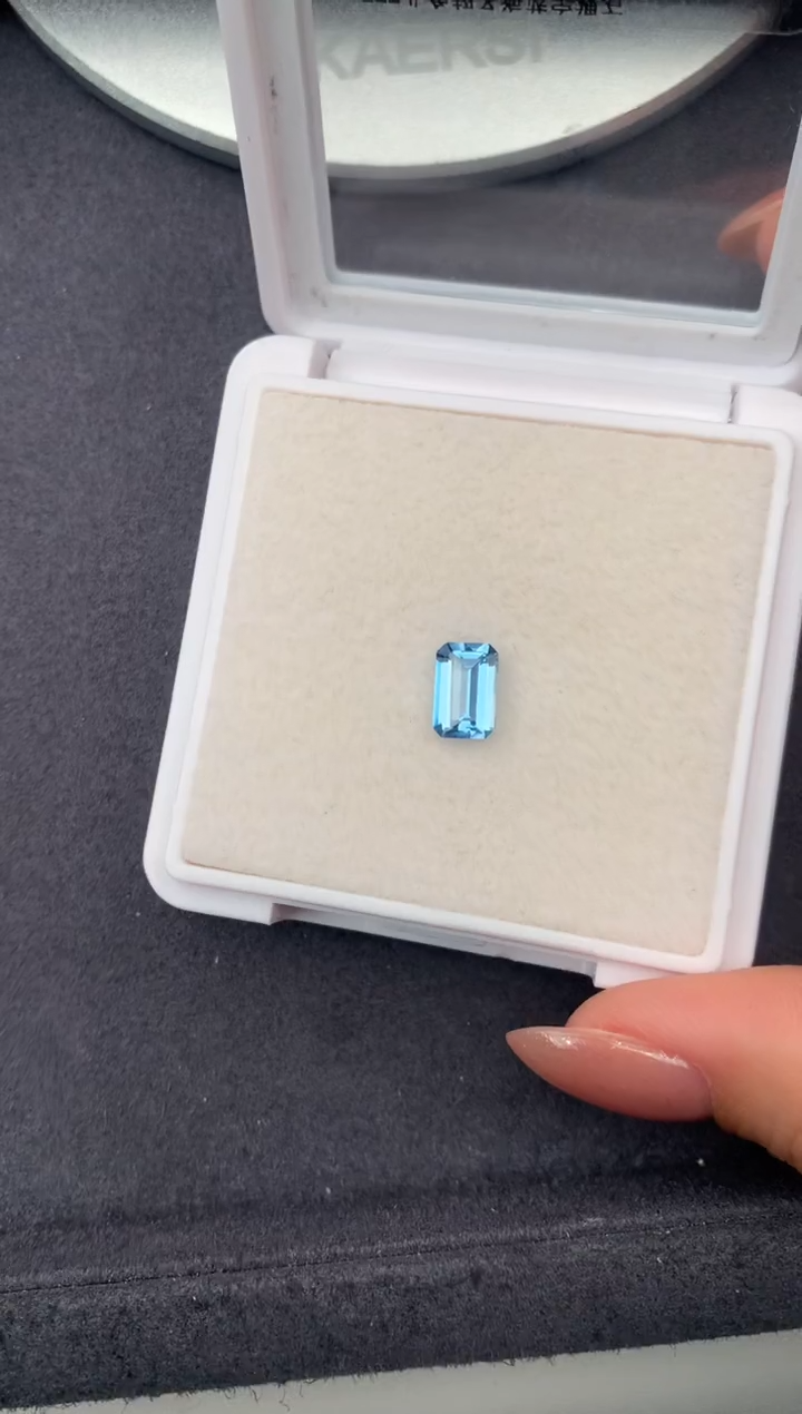 裸石海蓝宝石1.2ct海蓝宝  定制  FH