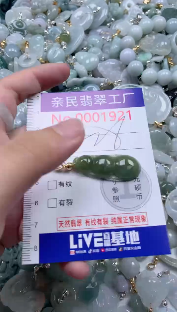 翡翠未镶嵌吊坠(不含链)1921