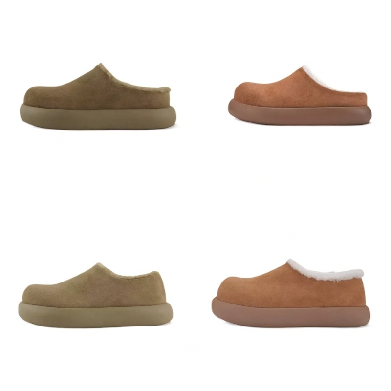 全包半包外穿保暖羊毛一脚蹬防滑穆勒鞋加绒厚底大土豆ProMax居家