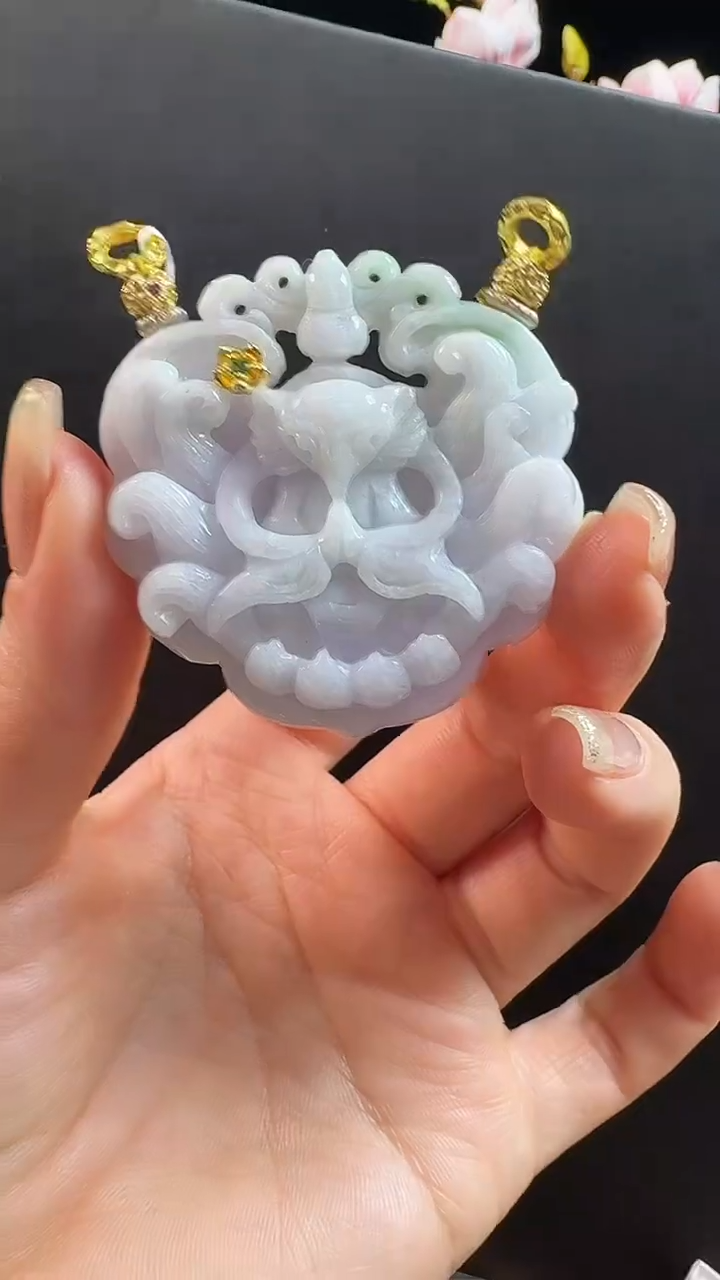 颈饰未镶嵌翡翠九尾