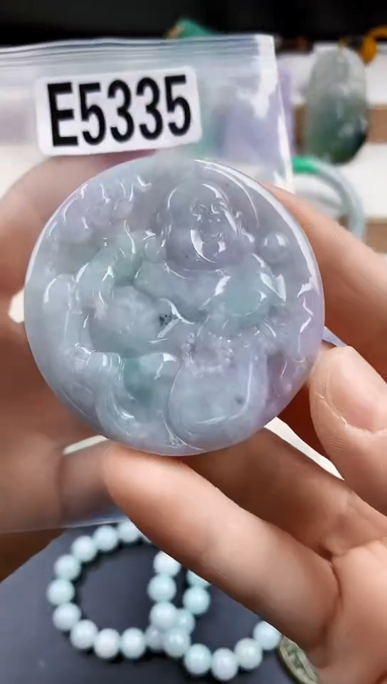 颈饰未镶嵌翡翠天然翡翠吊坠挂件