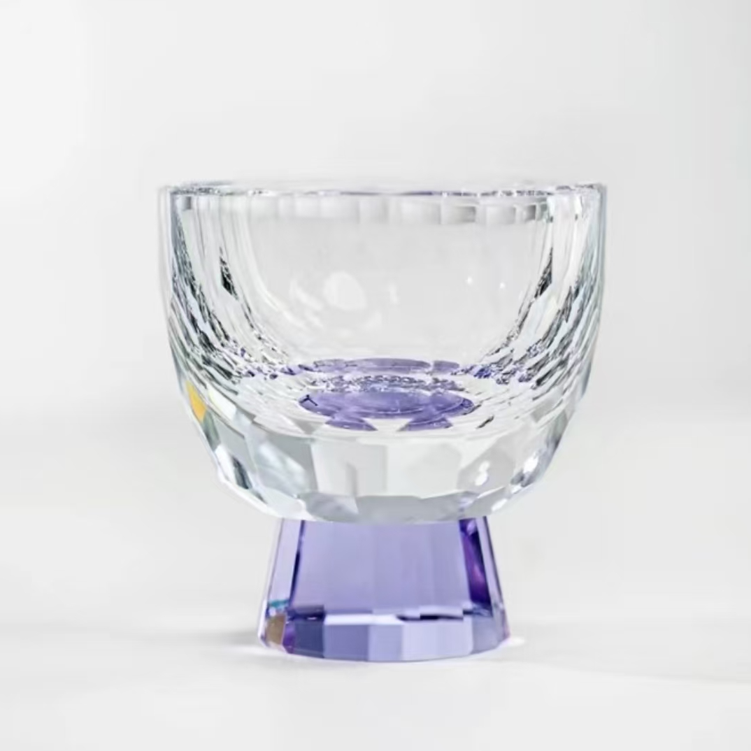 高足紫色水晶主人杯