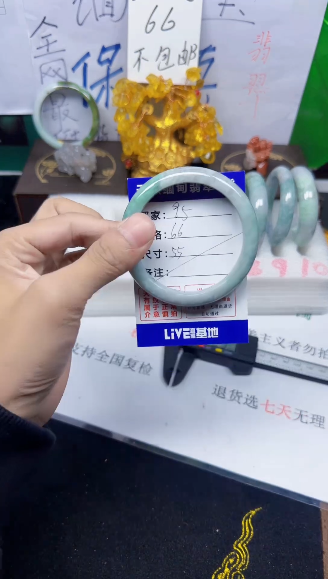 未镶嵌手镯翡翠95