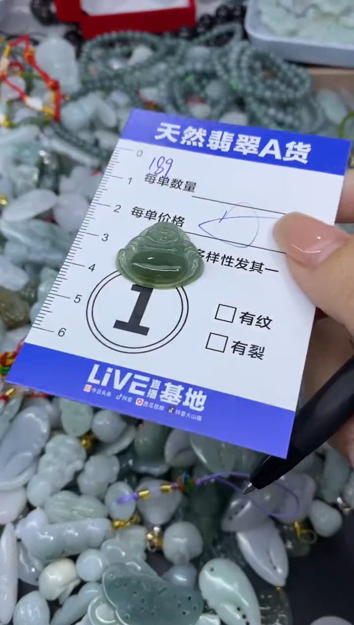 颈饰未镶嵌翡翠天然翡翠A货批量多样性发一件