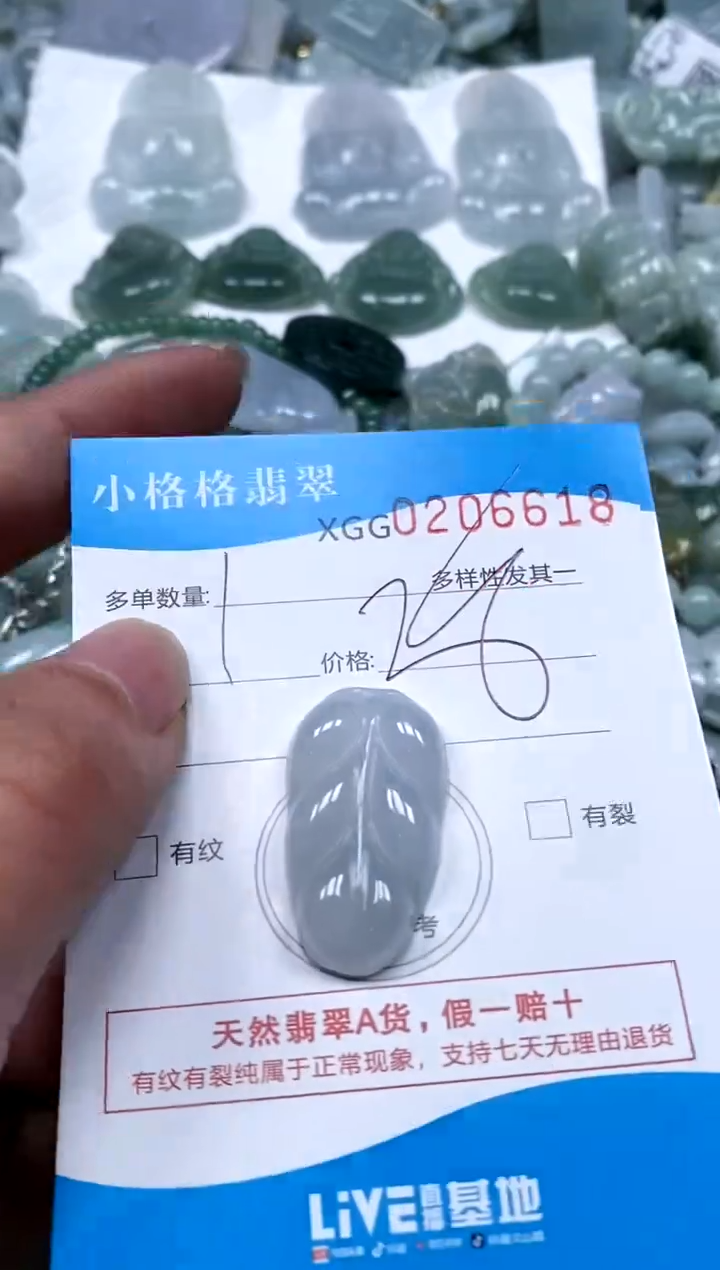 【闪购商品】翡翠颈饰未镶嵌闪购商品0206618