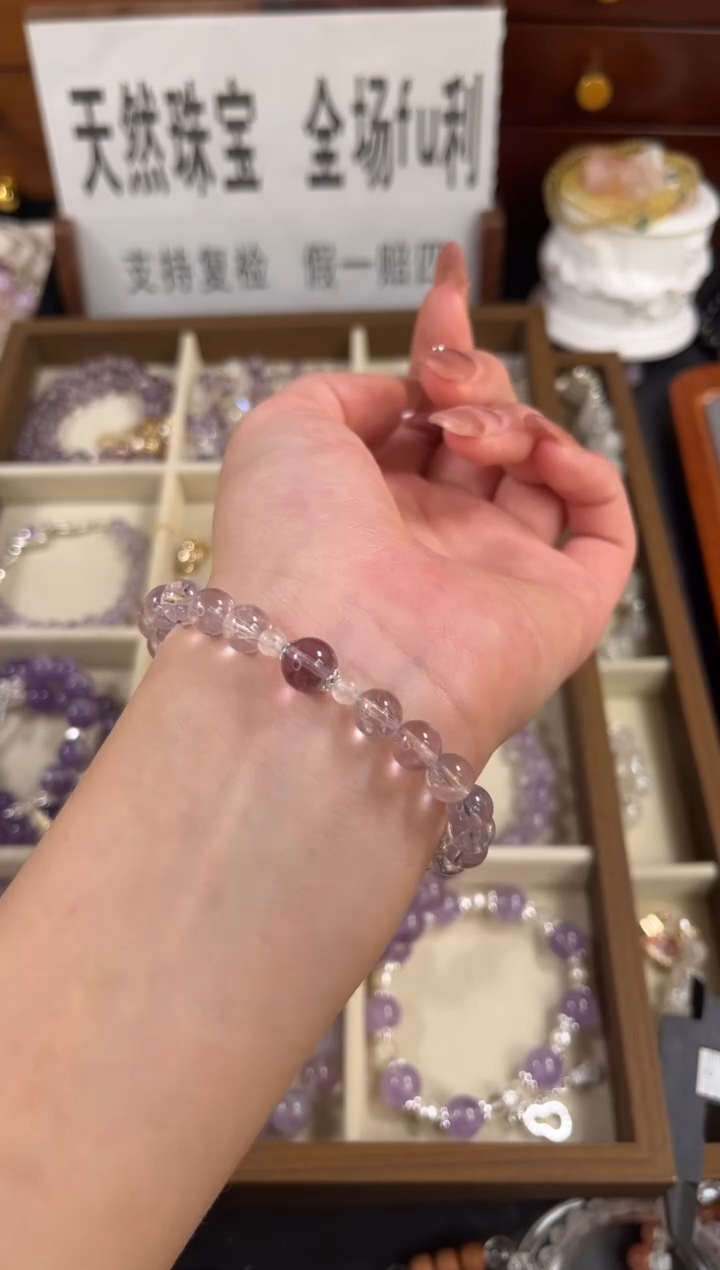 未镶嵌手串水晶         