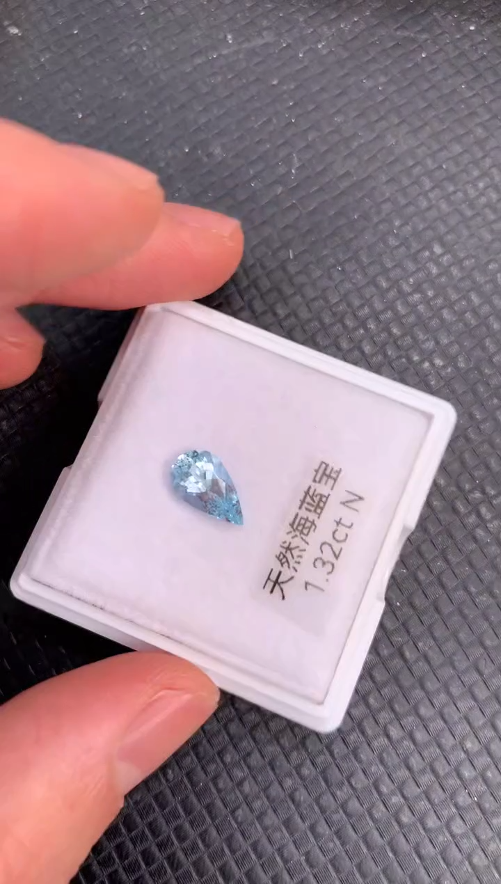 【闪购商品】海蓝宝石裸石未镶嵌天然圣玛利亚色海蓝宝石