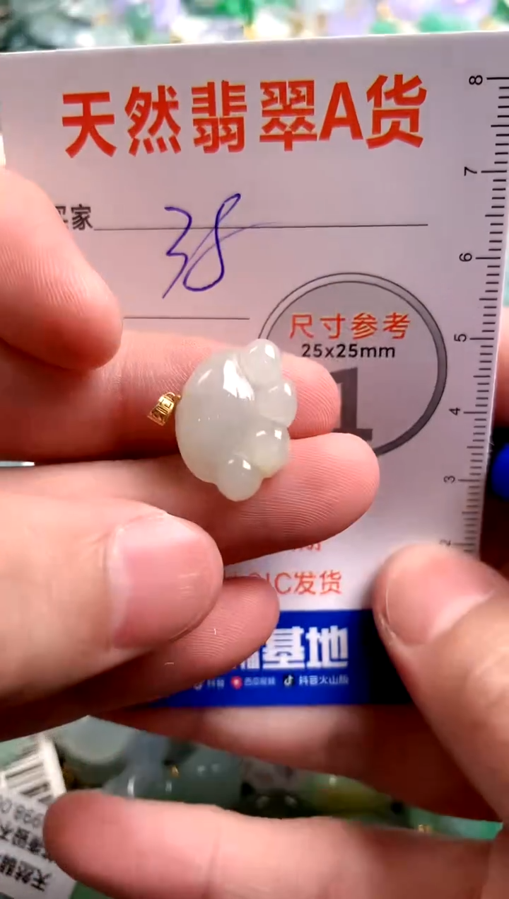 【闪购商品】翡翠颈饰18K金镶嵌13007275