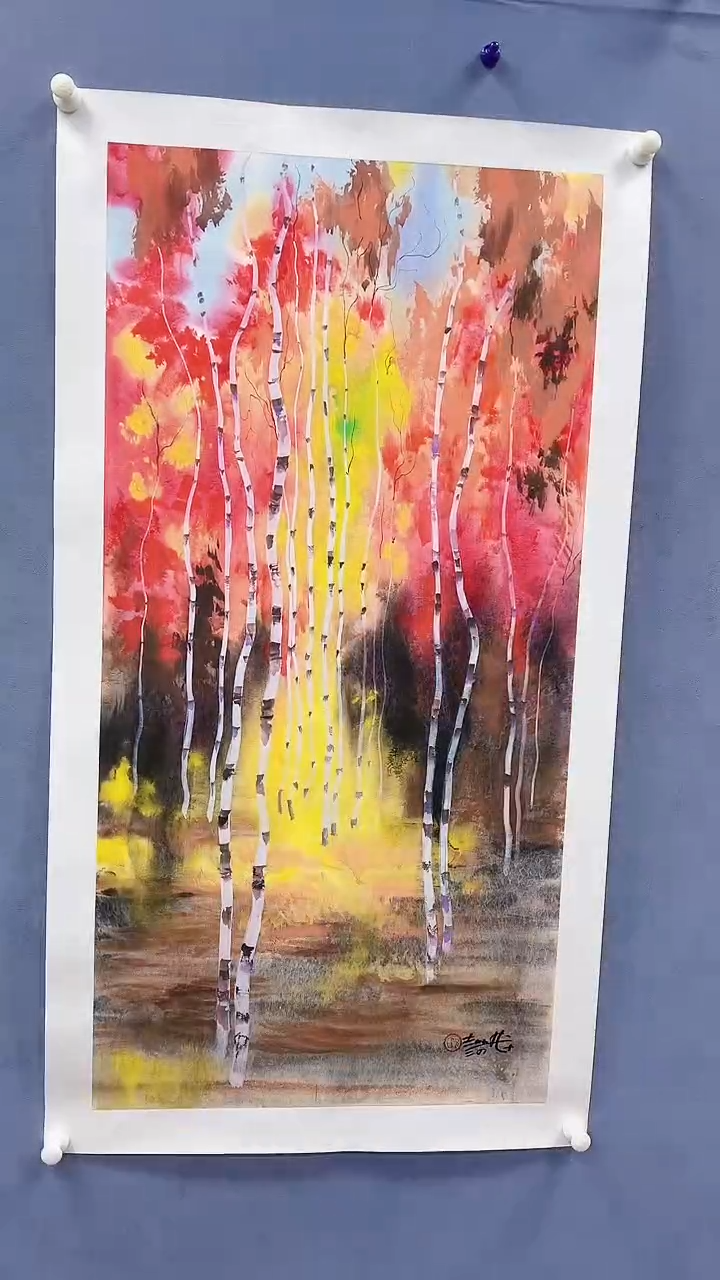 【闪购商品】绘画赵燮绘画4.5平尺抽象山水
