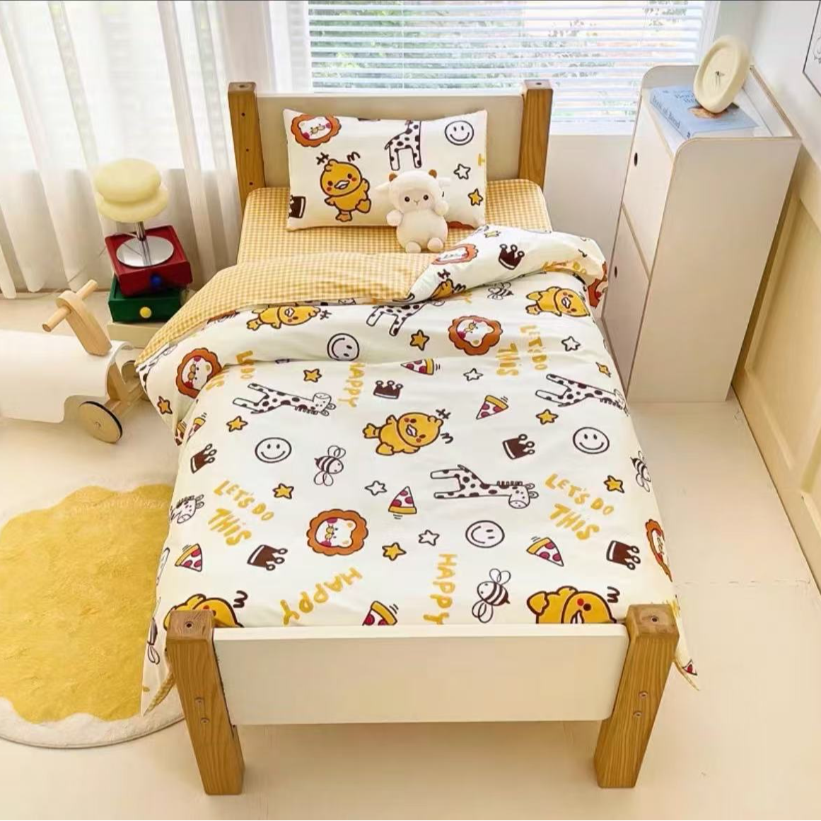 婴儿春秋脱胆棉花被新生儿宝宝纯棉单被