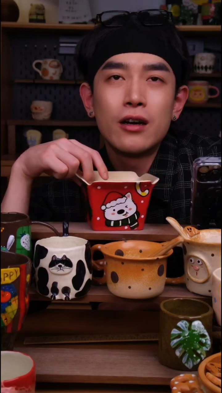 碗陶景德镇可爱设计师款陶瓷