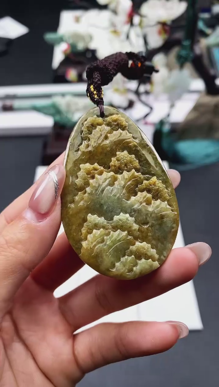 【闪购商品】翡翠颈饰未镶嵌天然缅甸翡翠A货