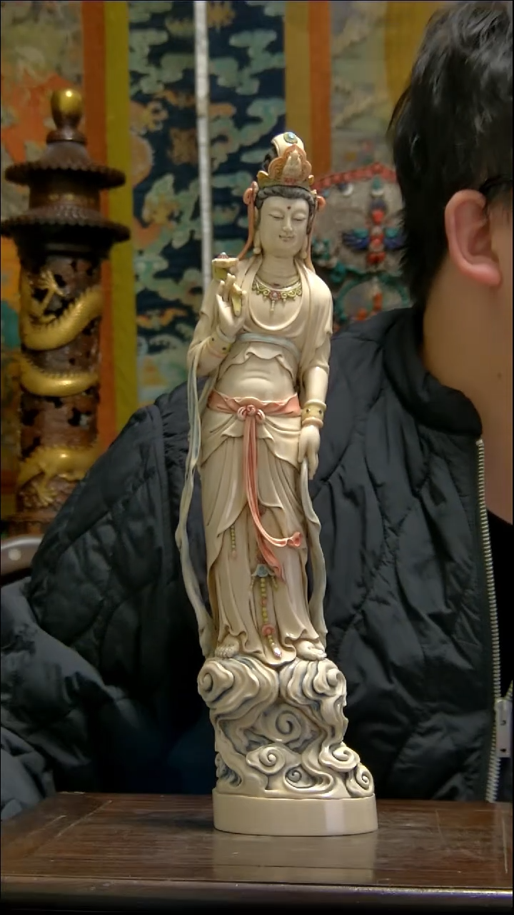 造像铜像铜造像收藏如意自在观