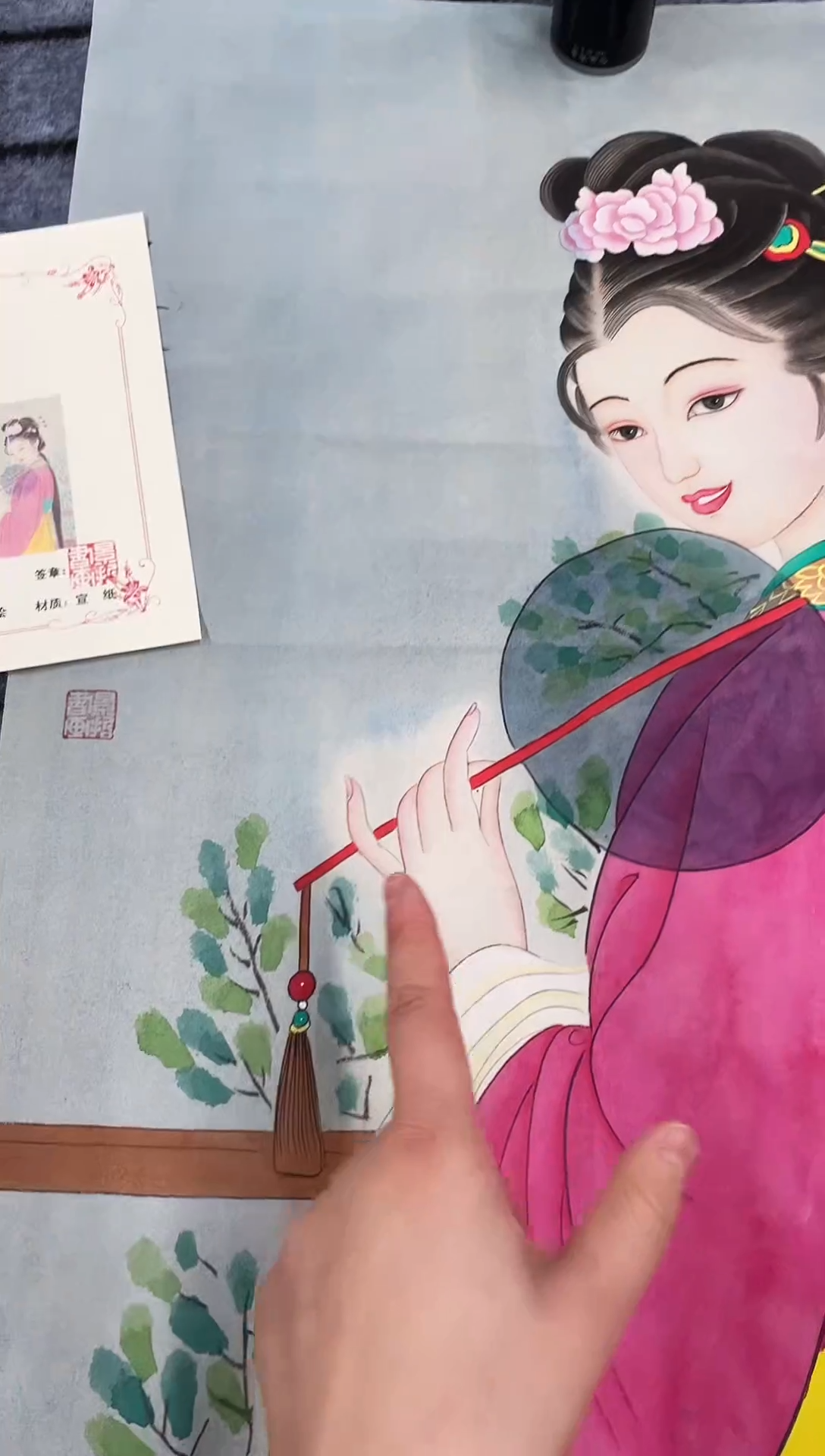 国画精品开三人物