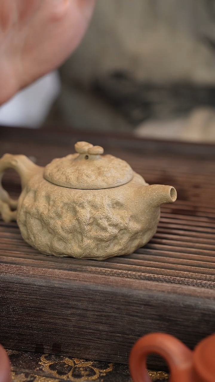 茶壶紫砂供春 本绿 160cc