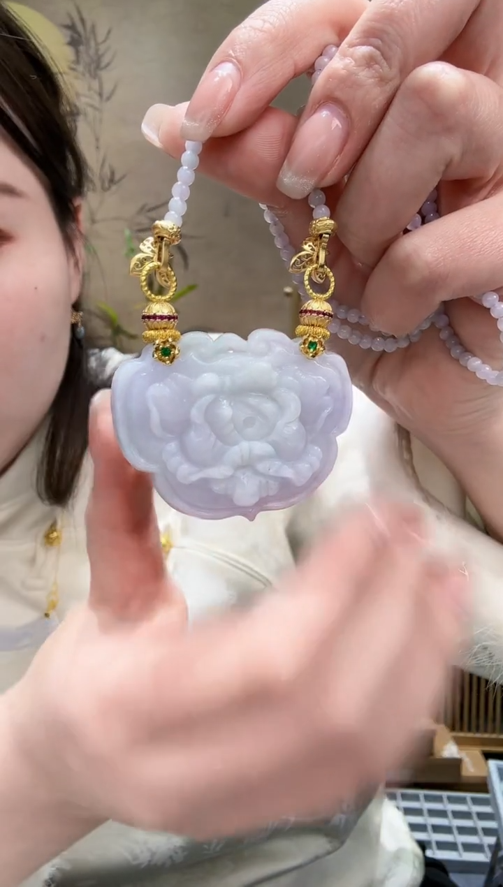 【闪购商品】翡翠颈饰未镶嵌吊坠