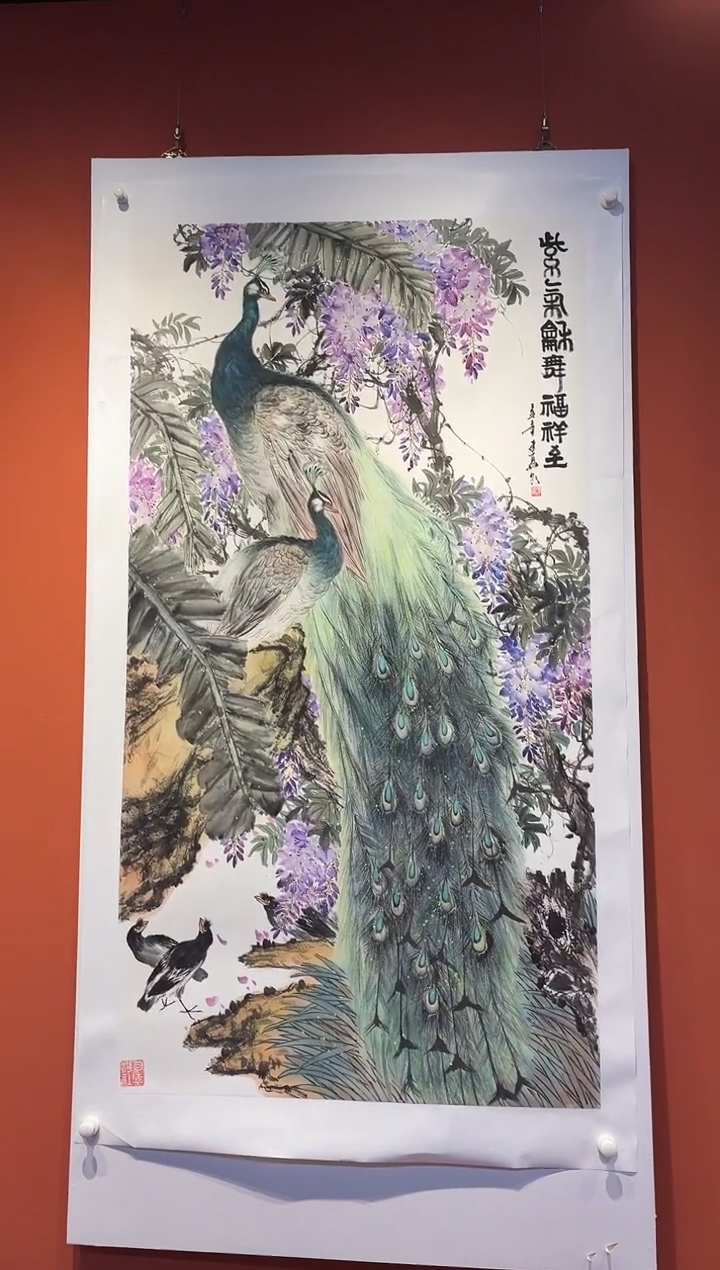 国画周建真老师绘画作品（湖社书）12-40