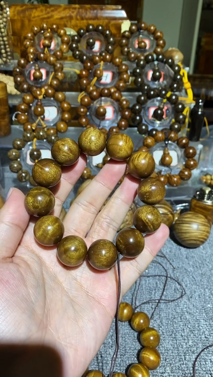 【闪购商品】楠木（金丝楠）手串/手链小叶桢楠水波纹2.0手串