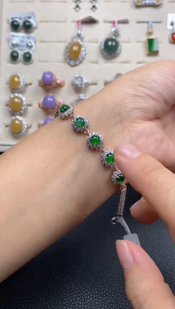 【闪购商品】翡翠戒指银S925镶嵌111111111