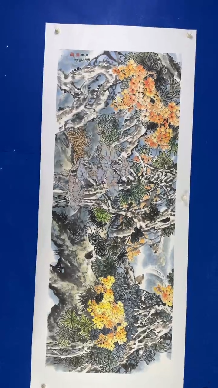 【闪购商品】国画国画花鸟  幽谷鸣春