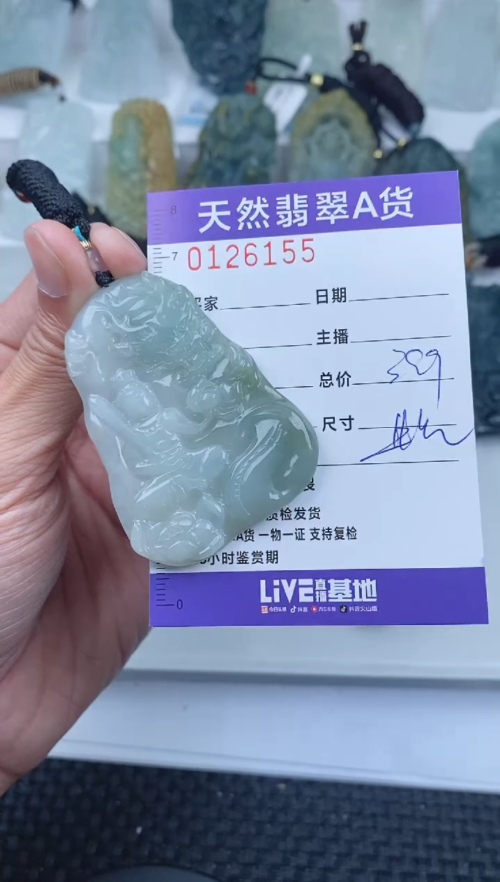 【闪购商品】翡翠颈饰未镶嵌        155