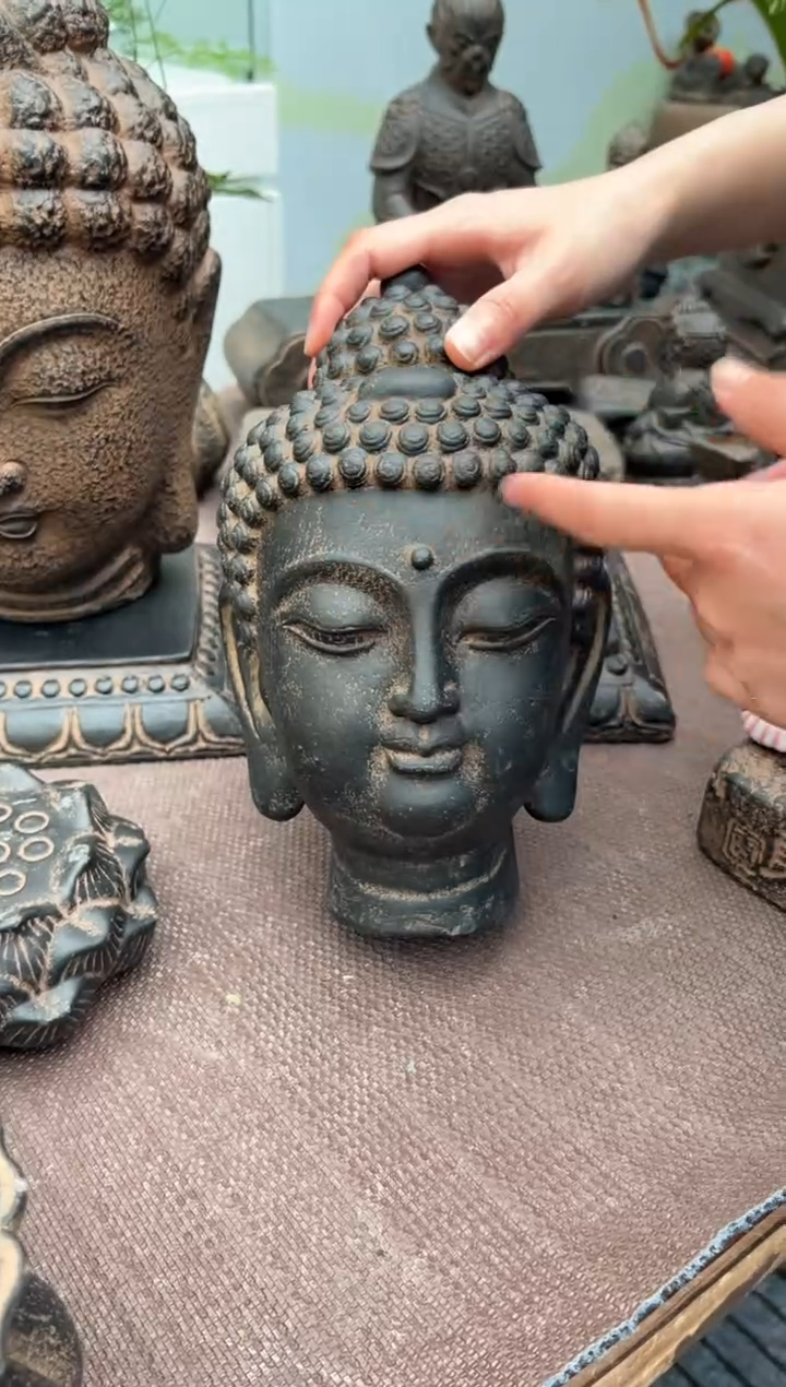 陶土【火山泥】小佛首